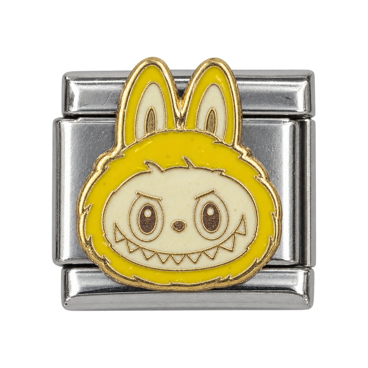 Yellow Labubu Italian charm