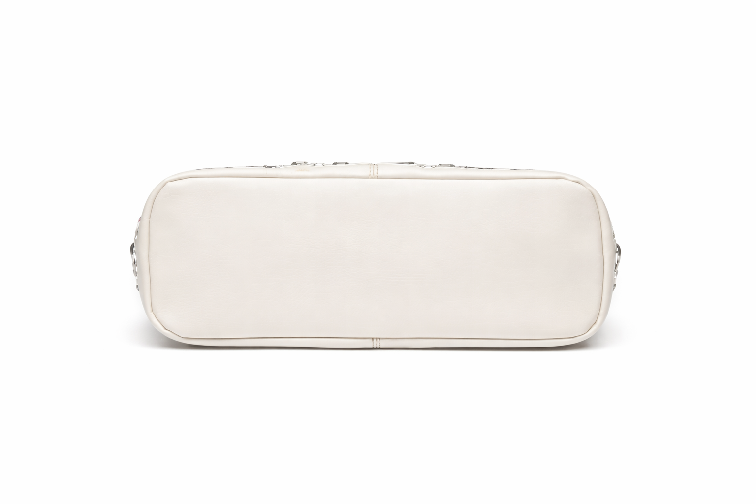 Starlight Stud Hobo Bag - Ivory White