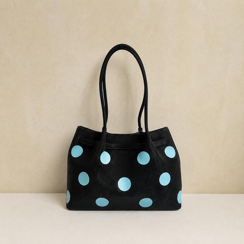 Midnight Dot Tote