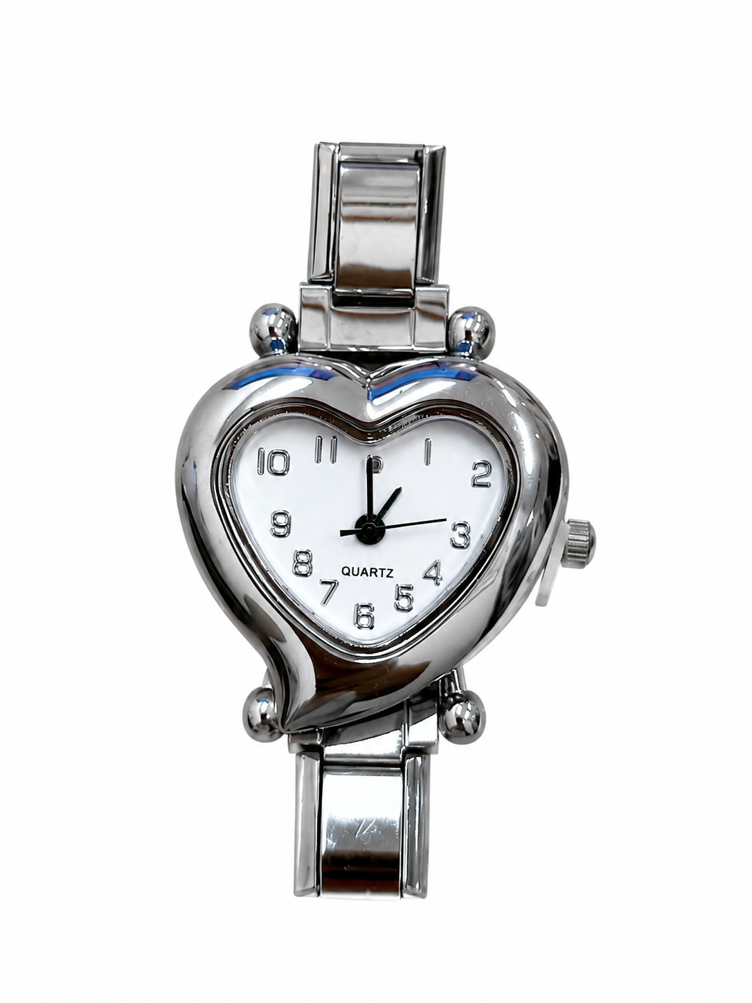 Heart Shape Watch Head (Silver)