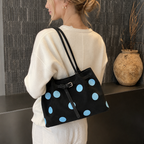 Midnight Dot Tote