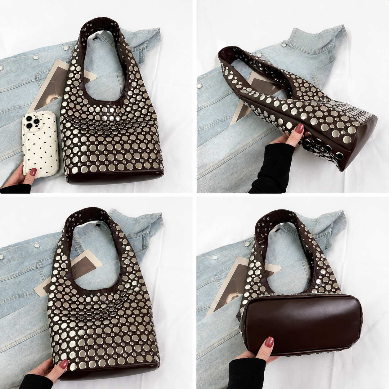 Nova Stud -  Espresso Brown