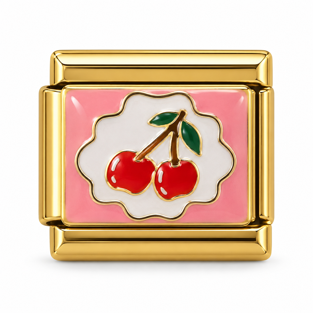 Cherry Plate - gold