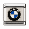 BMW Roundel silver-base Italian charm