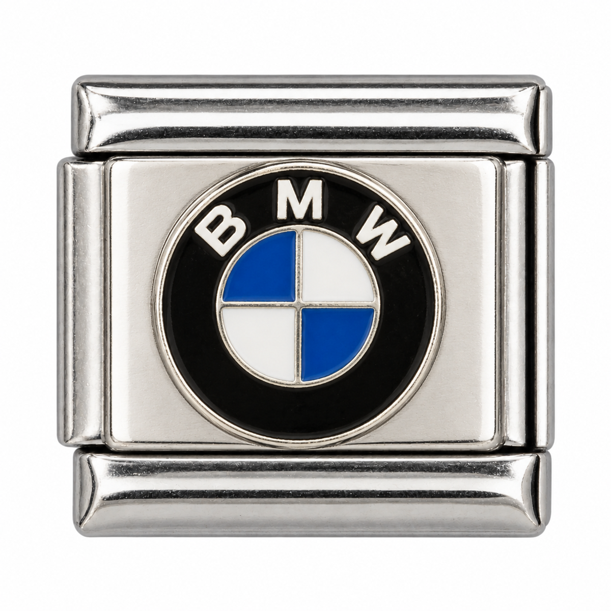 BMW Roundel silver-base Italian charm