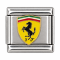 Ferrari Shield silver Italian charm