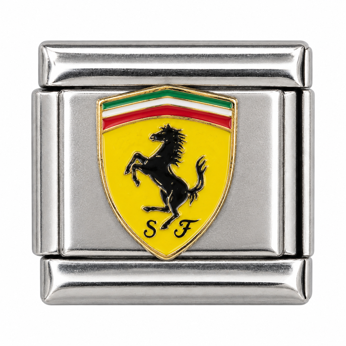 Ferrari Shield silver Italian charm