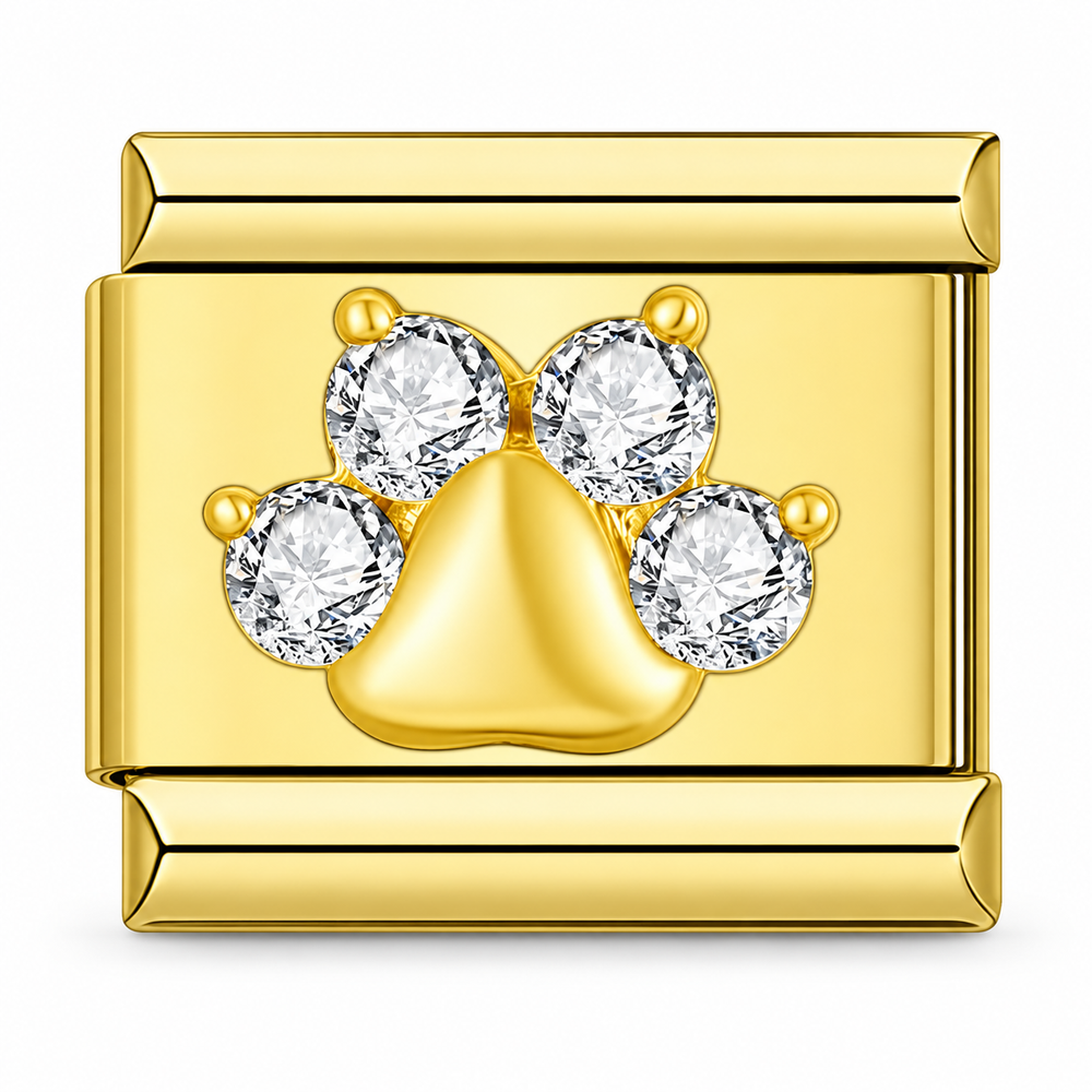 Crystal Paw - gold