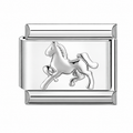 Galloping Horse Italian charm