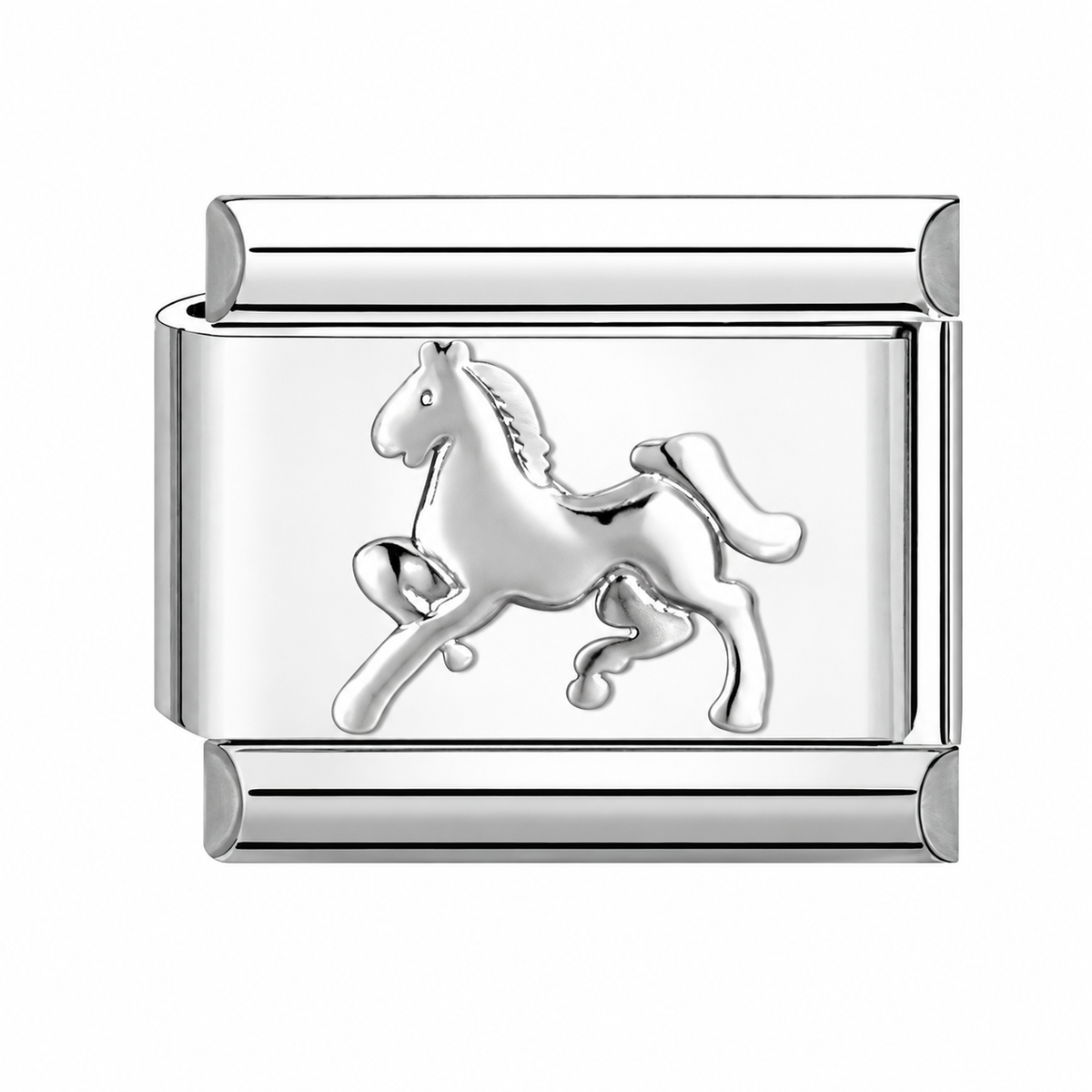 Galloping Horse Italian charm