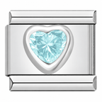 Gem Heart — Light Blue