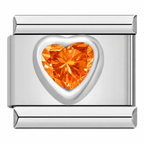 Gem Heart — Orange