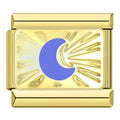 Golden Moon — Gold Italian bracelet charm