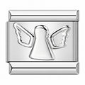 Guardian Angel — Silver Italian charm