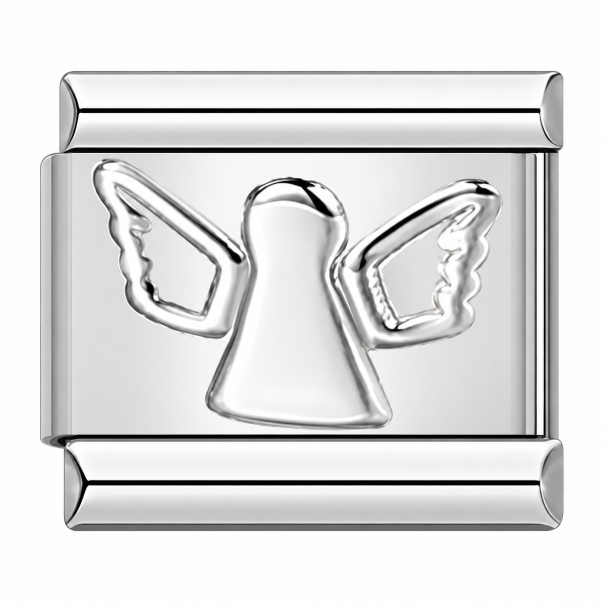 Guardian Angel — Silver Italian charm
