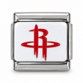 Houston Rockets charm on a white background
