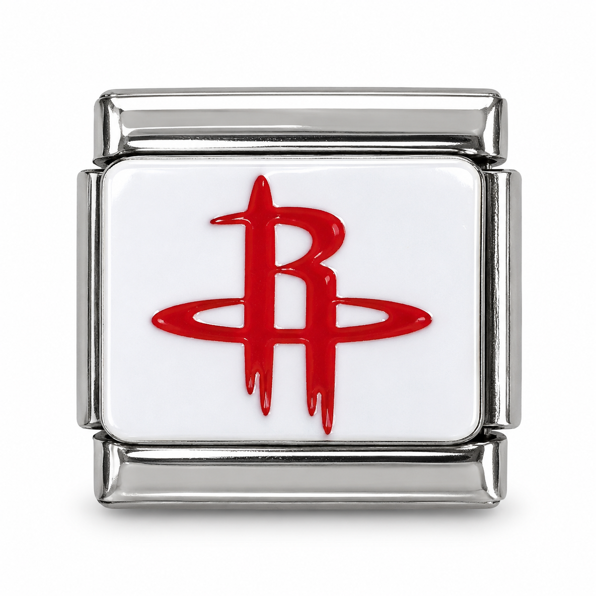 Houston Rockets charm on a white background