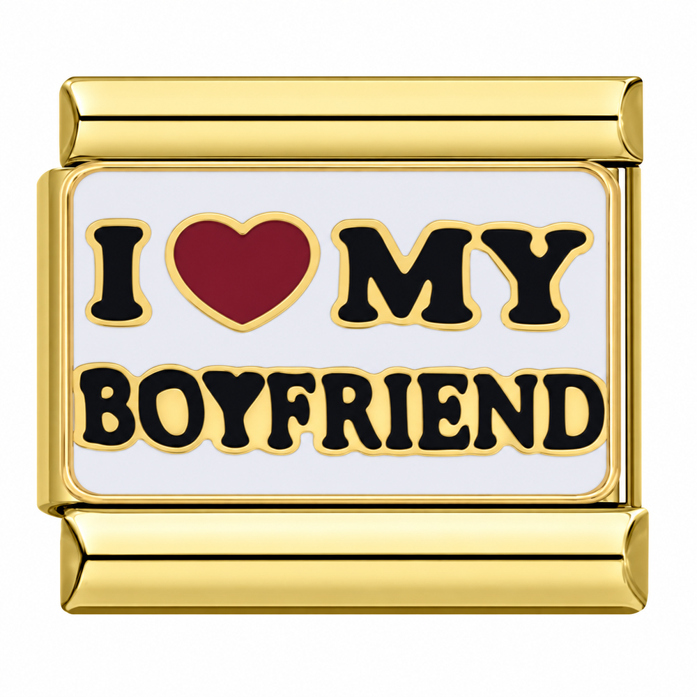 I Love My Boyfriend - gold