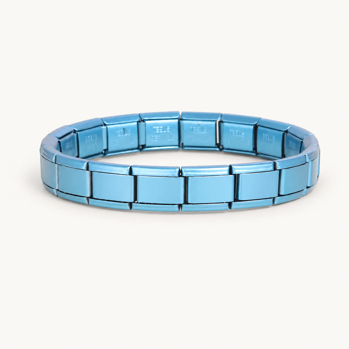 Blue Italian charm bracelet