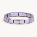 Lilac Italian charm bracelet