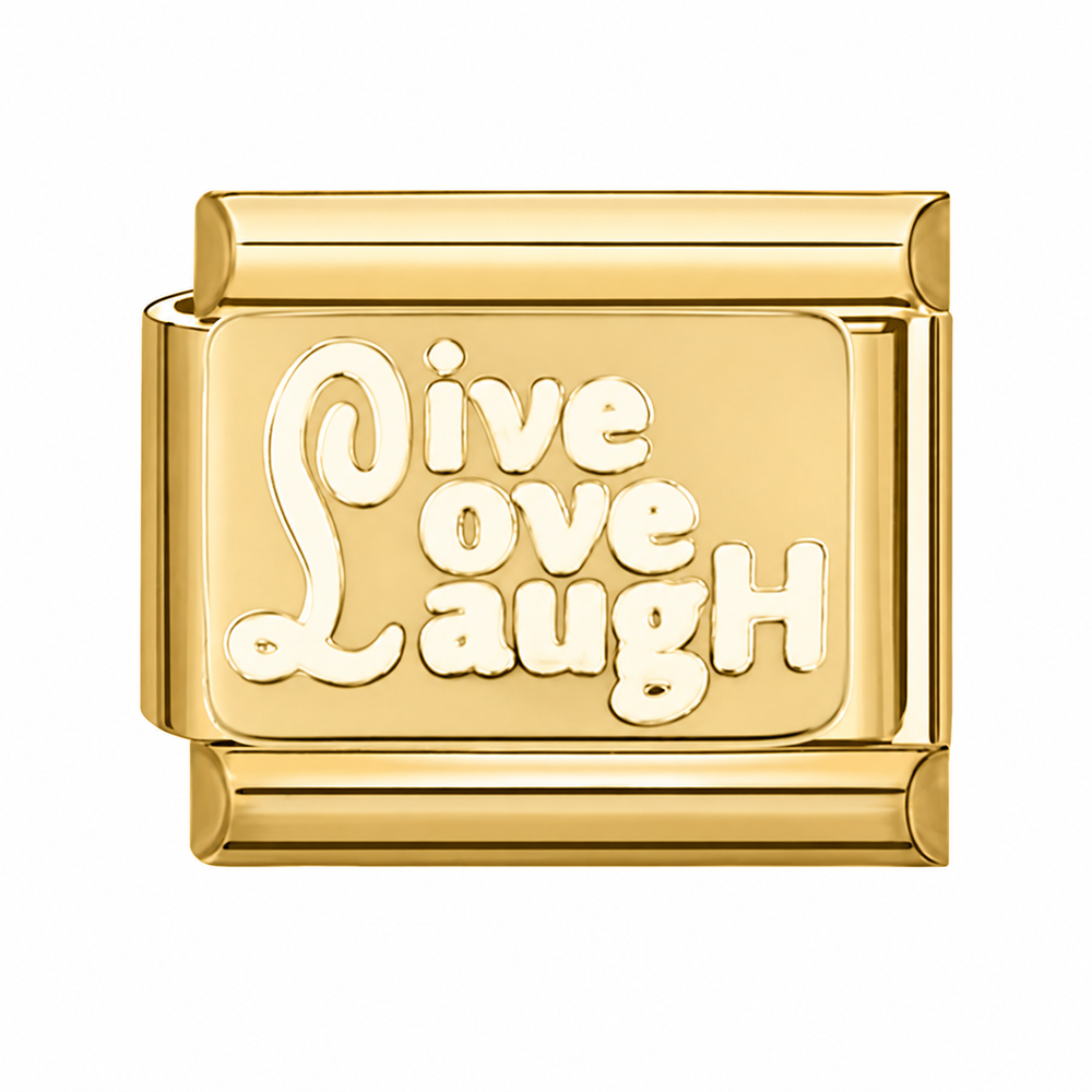Live Love Laugh - gold