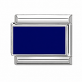 Navy Enamel Tile Italian charm