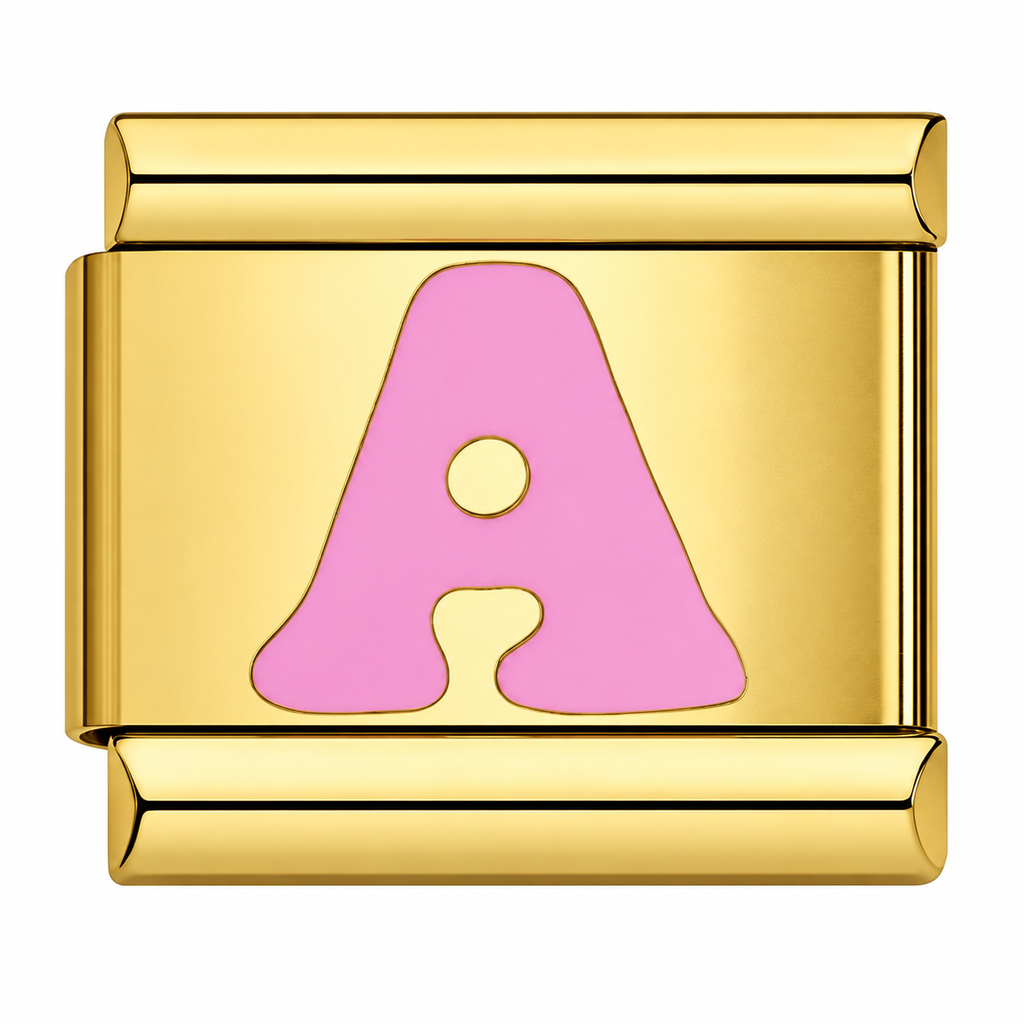 Pink Golden Letters – A