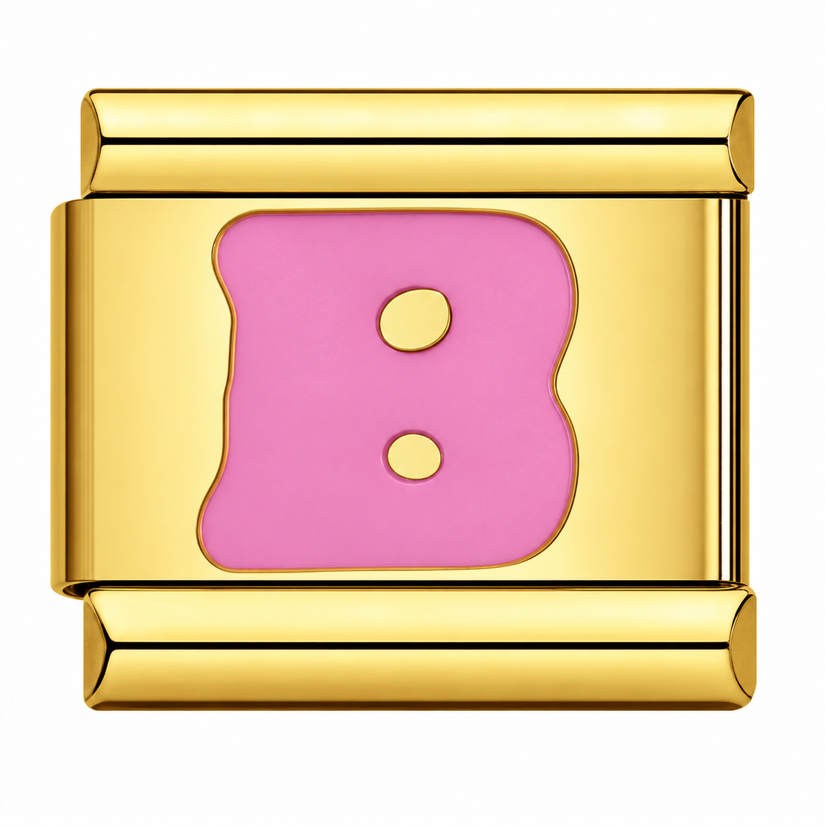 Pink Golden Letters – B