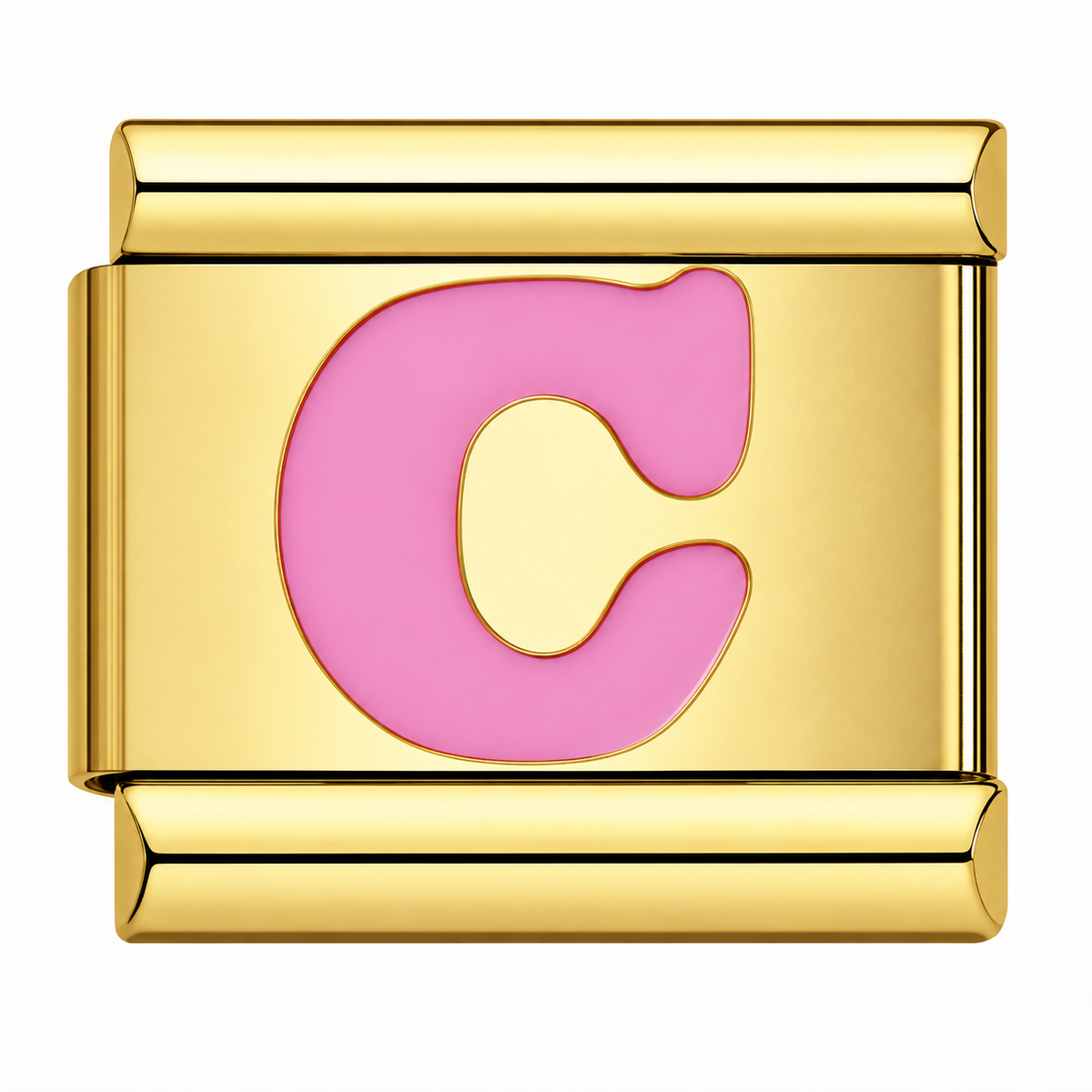 Pink Golden Letters – C
