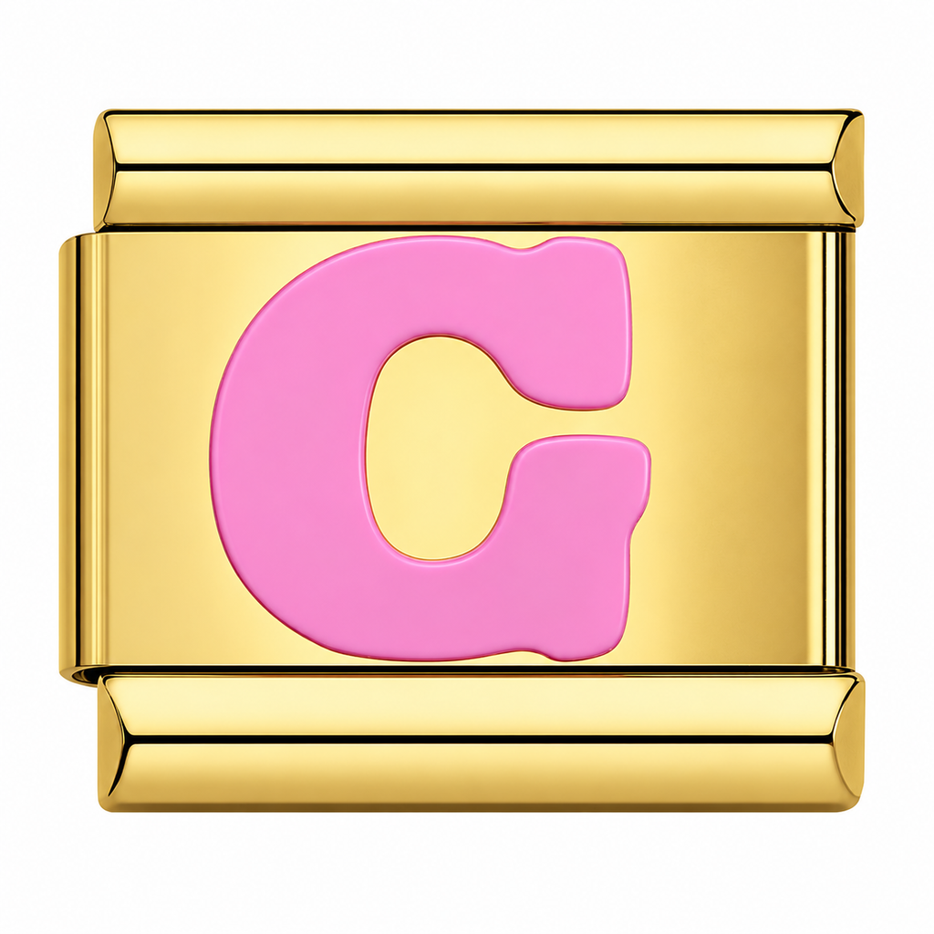 Pink Golden Letters – G