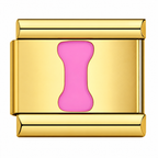 Pink Golden Letters – I