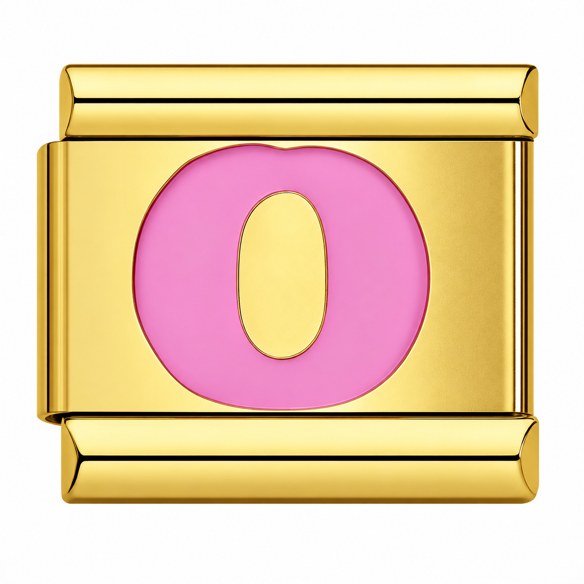 Pink Golden Letters – O