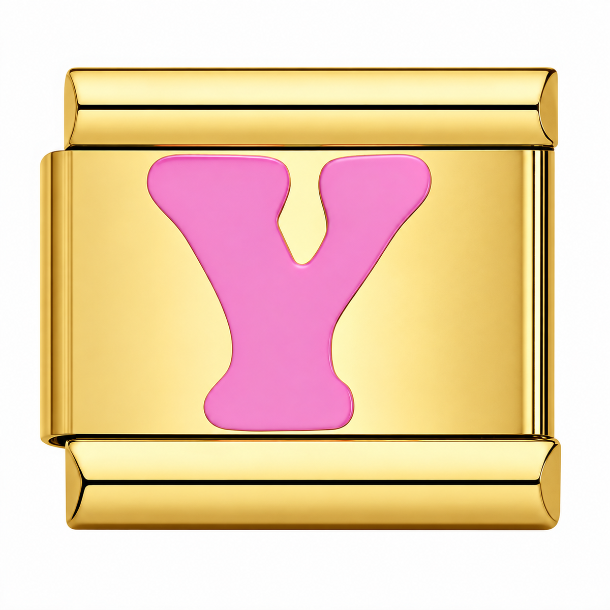 Pink Golden Letters – Y