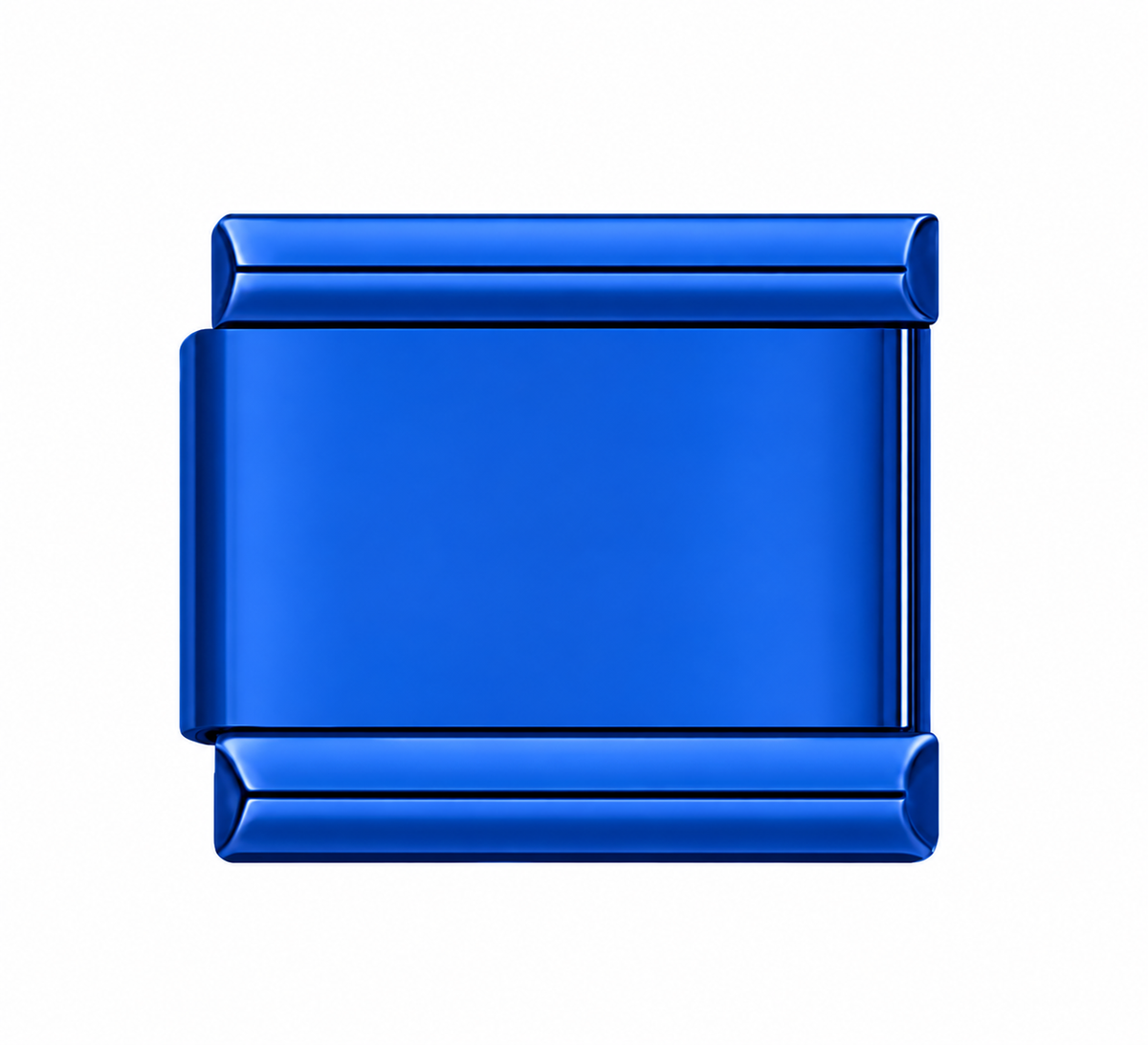 Plain Dark Blue single Italian charm link