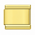 Plain Gold single Italian charm link