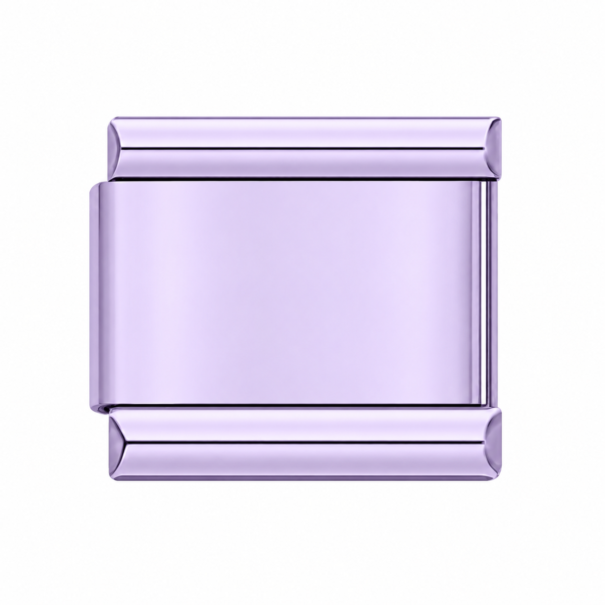 Plain Lilac single Italian charm link