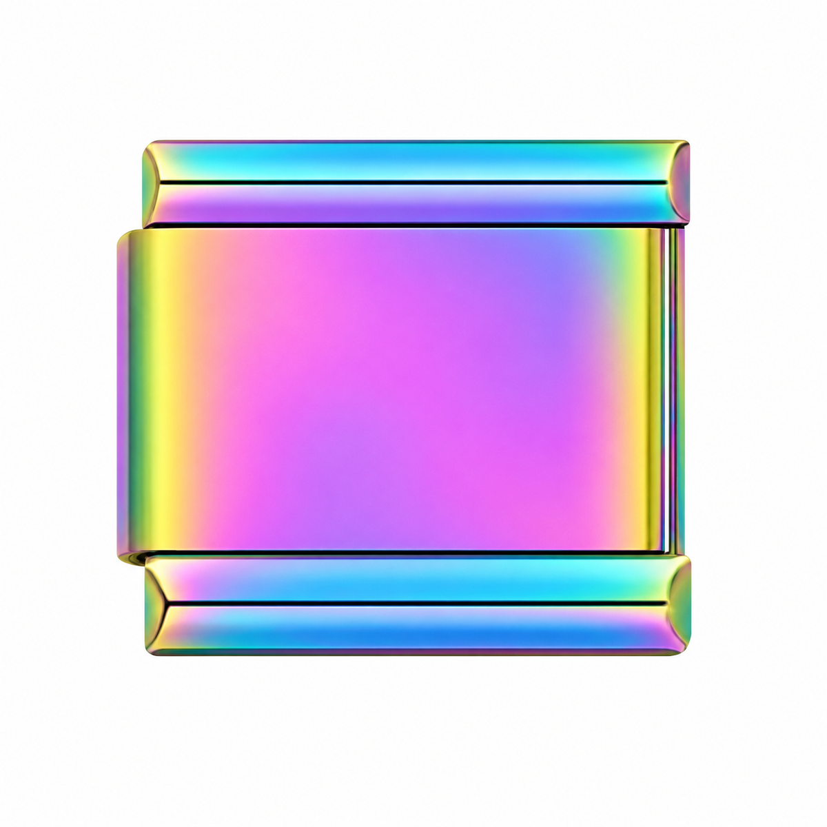 Plain Rainbow single Italian charm link