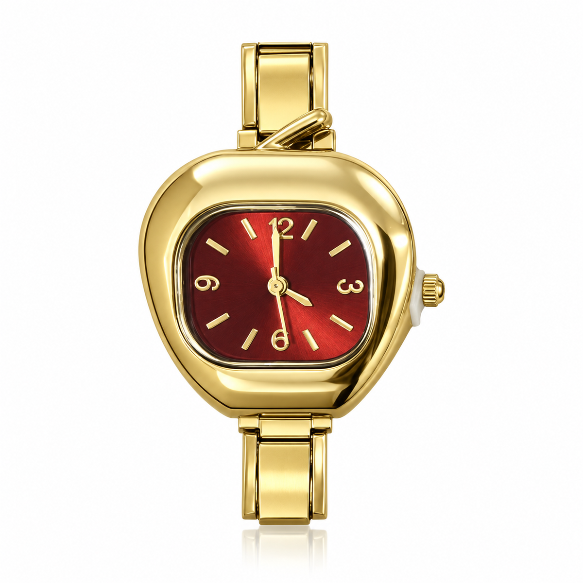 rosalie watch head — Red dial — white background