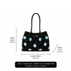 Midnight Dot Tote